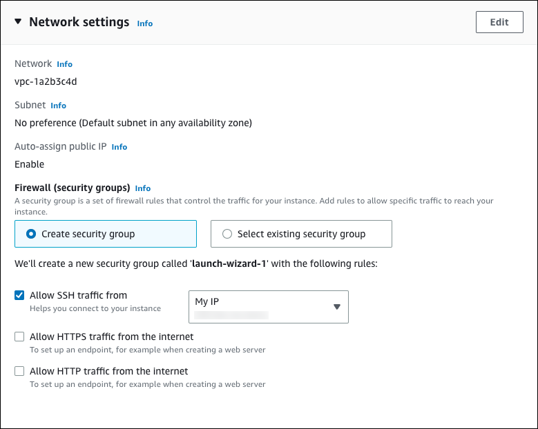 Ajustes de red al conectar EC2 con Amazon RDS