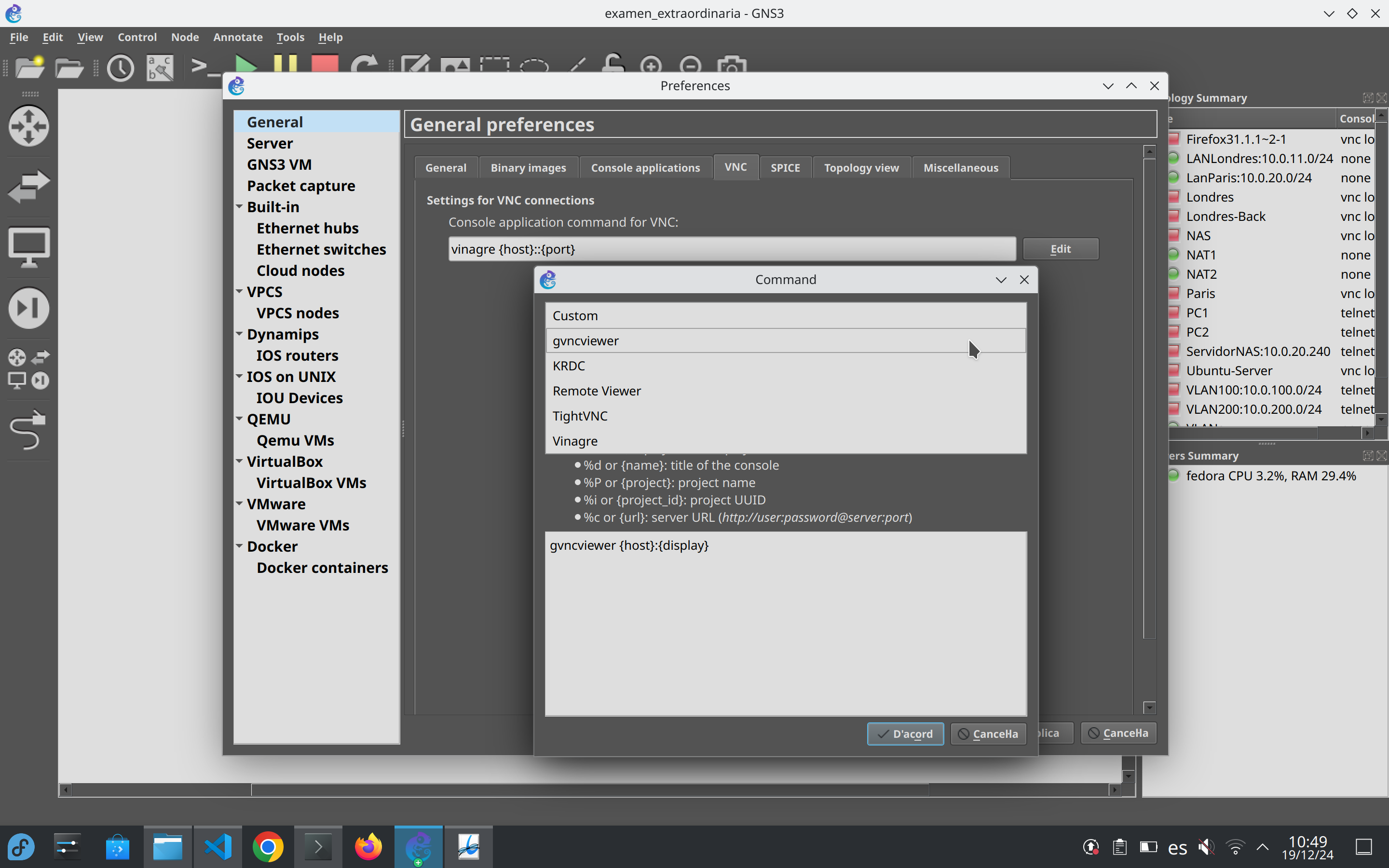 Asistente inicial de GNS3