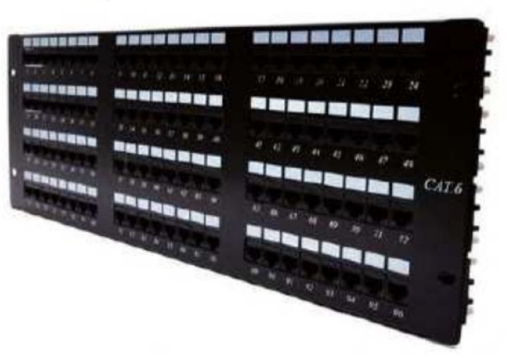 Panel de parcheo de 48 tomas